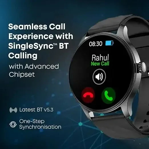 Titan Fastrack Limitless XR1 Smart Watch with 1.38" HD Display, Bluetooth Calling, AI Voice Assistant, 100+ Sports Modes, Health Suite, Up to 5-Day Battery Life, IP68 (Assorted Colours) - Naivri