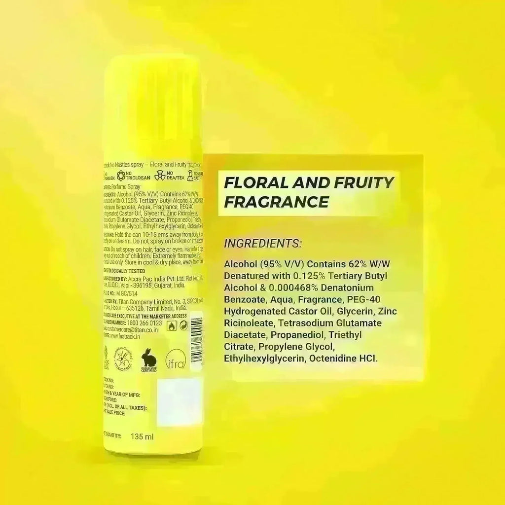 Titan Fastrack No Nasties Perfume Spray Snacc - Naivri