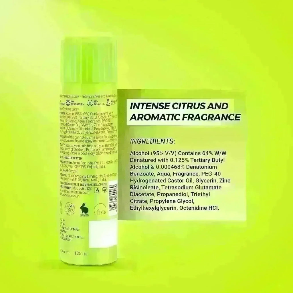 Titan Fastrack No Nasties Perfume Spray Upbeat - Naivri