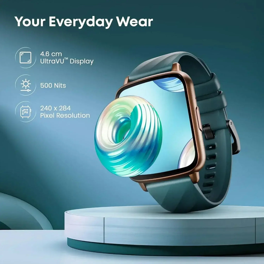 Titan Fastrack Volt S1 Smart Watch for Men and Women with 1.83" Display, Bluetooth Calling, 100+ Sports Modes, Heart Rate & SpO2 Tracker (Assorted Colours) - Naivri