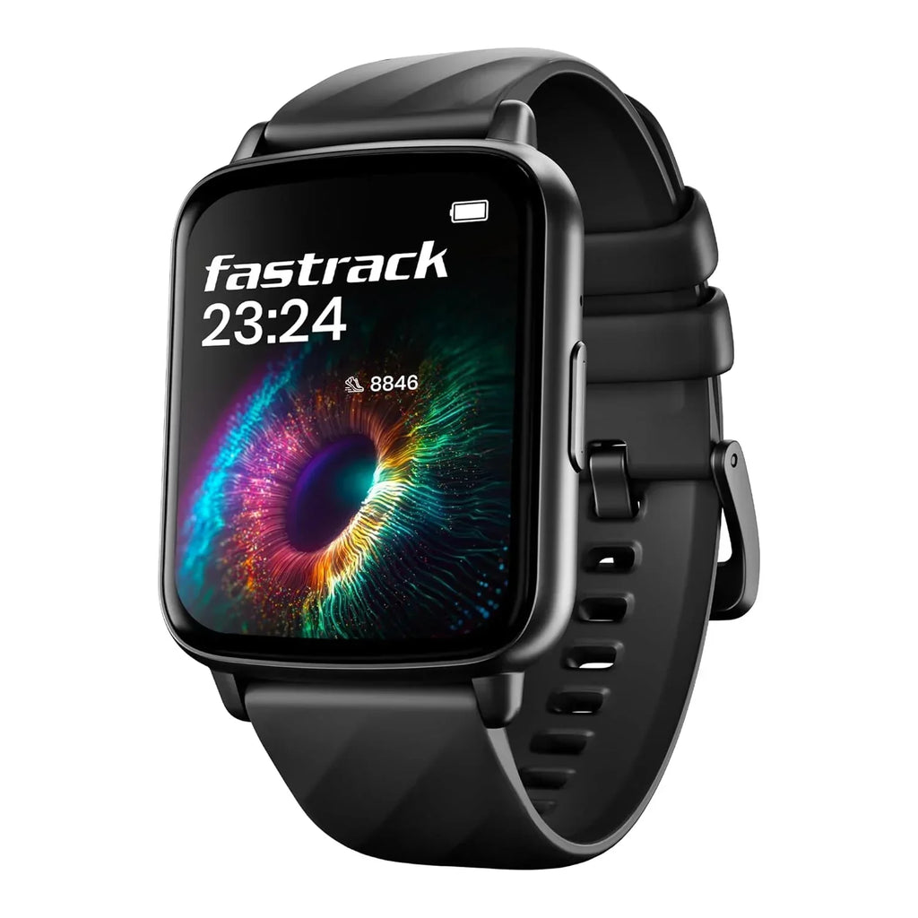 Titan Fastrack Volt S1 Smart Watch for Men and Women with 1.83" Display, Bluetooth Calling, 100+ Sports Modes, Heart Rate & SpO2 Tracker (Assorted Colours) - Naivri