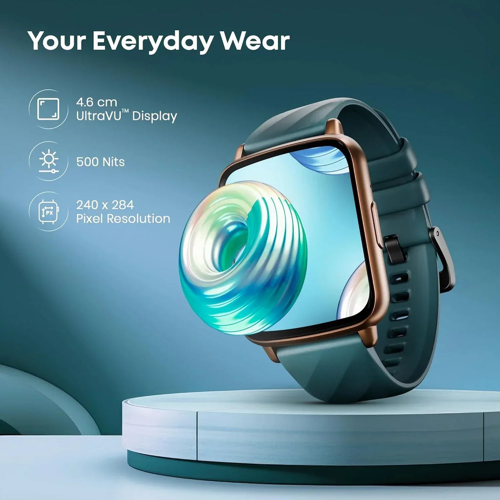 Titan Fastrack Volt S1 Smart Watch for Men and Women with 1.83" Display, Bluetooth Calling, 100+ Sports Modes, Heart Rate & SpO2 Tracker (Assorted Colours) - Naivri