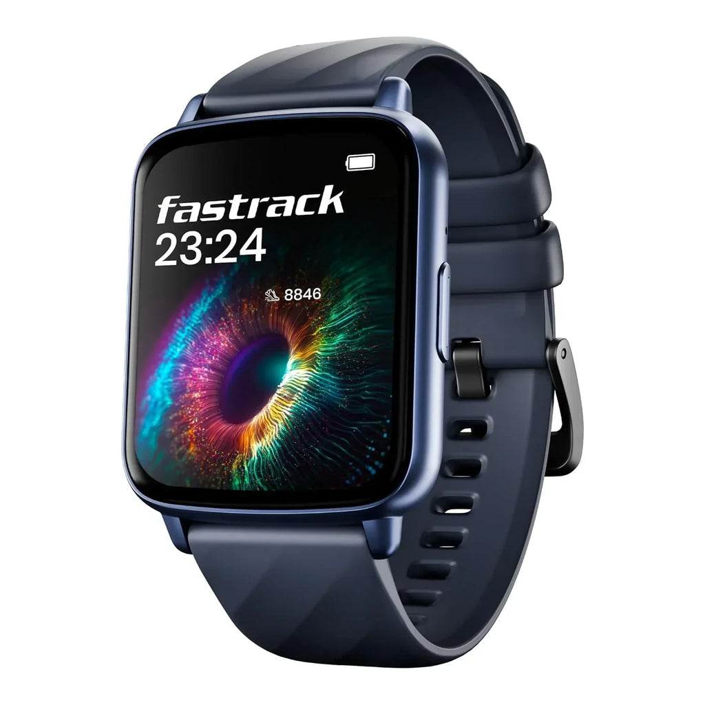 Titan Fastrack Volt S1 Smart Watch for Men and Women with 1.83" Display, Bluetooth Calling, 100+ Sports Modes, Heart Rate & SpO2 Tracker (Assorted Colours) - Naivri