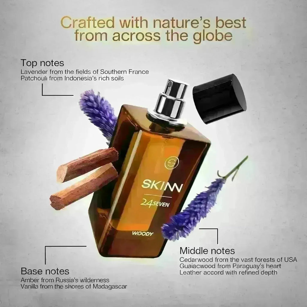 Titan SKINN 247 Woody 100 ml Eau De Parfum - Naivri