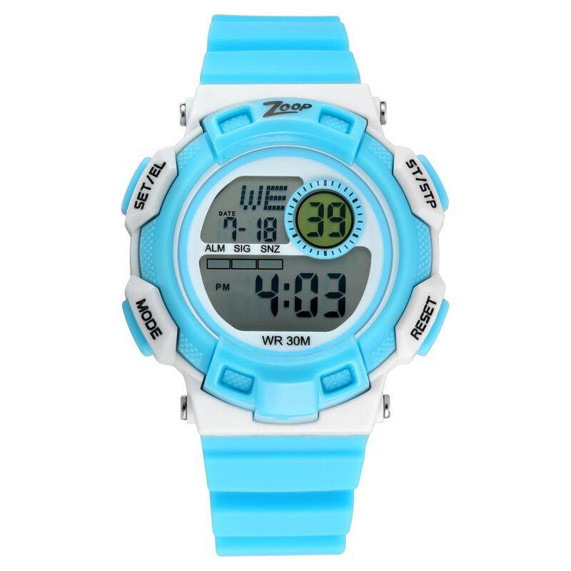 Titan Zoop Digital Dial PU Strap Watch for Kids Blue | NR16009PP04 - Naivri