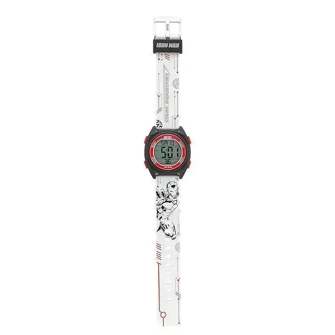 Titan Zoop Marvel Digital Dial Polyurethane Strap with Iron Man Character Watch for Kids | NS16025PP02 - Naivri