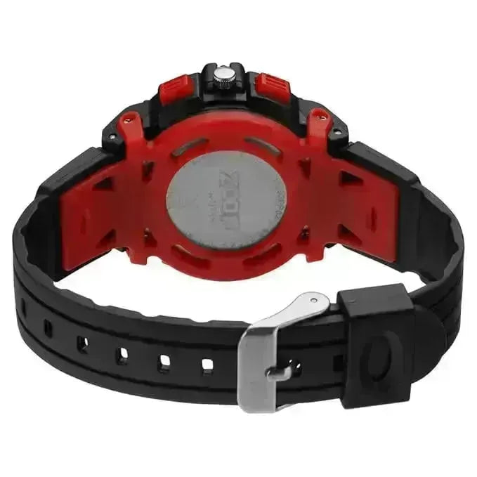 Titan Zoop Quartz Analog Digital Red Dial Plastic Strap Watch for Kids | 16033PP04W - Naivri