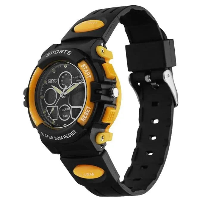 Titan Zoop Quartz Analog Digital Yellow Dial Plastic Strap Watch for Kids | NSC4048PP24 - Naivri