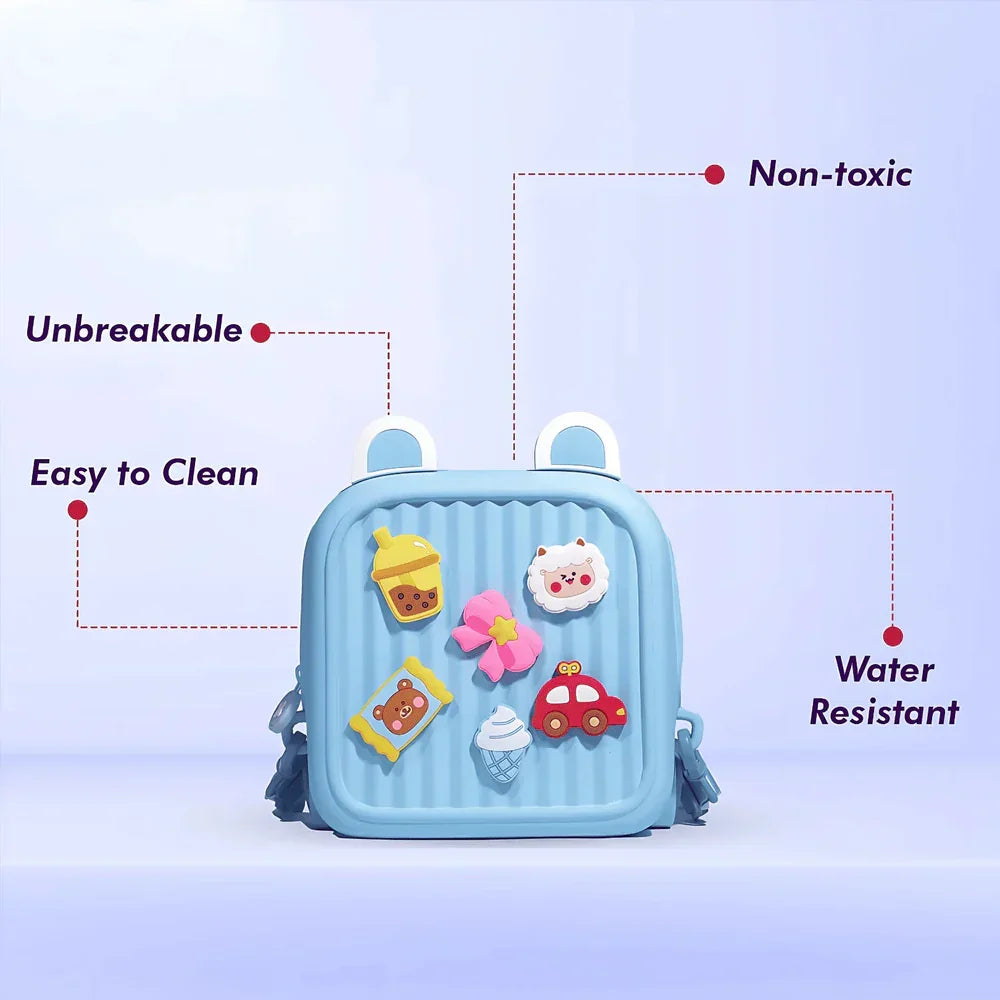 Toddler Mini Cute Backpack with DIY Cute Cartoon Animal For Preschool Kids - Naivri