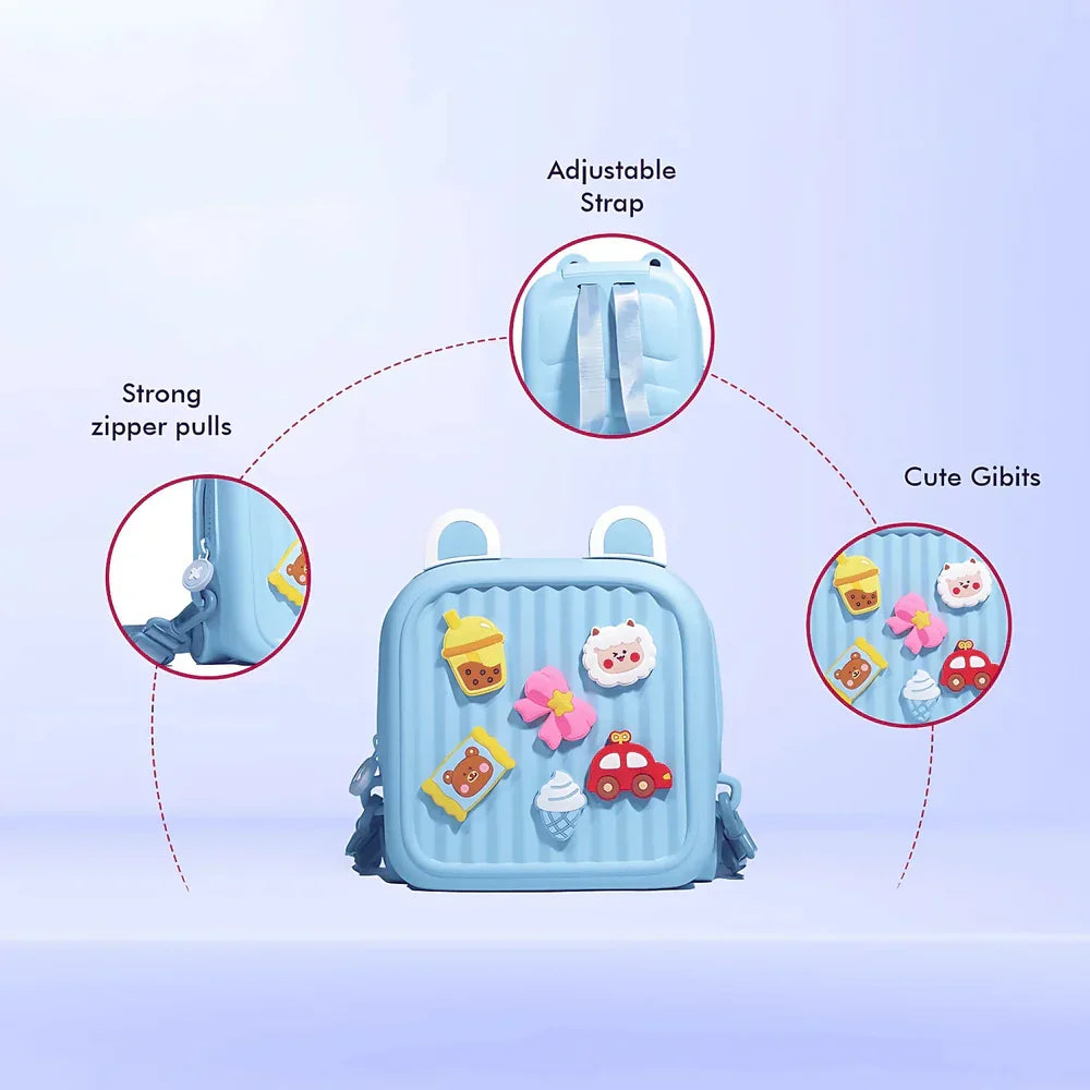 Toddler Mini Cute Backpack with DIY Cute Cartoon Animal For Preschool Kids - Naivri