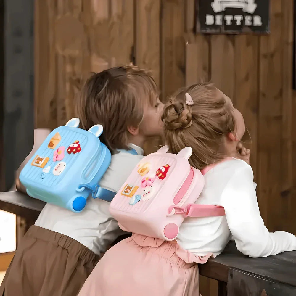 Toddler Mini Cute Backpack with DIY Cute Cartoon Animal For Preschool Kids - Naivri