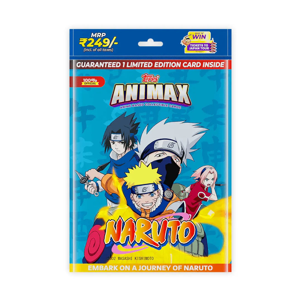 Topps Animax 2024 Official Naruto Collectible Card Game(Smart Game Pack) - Naivri