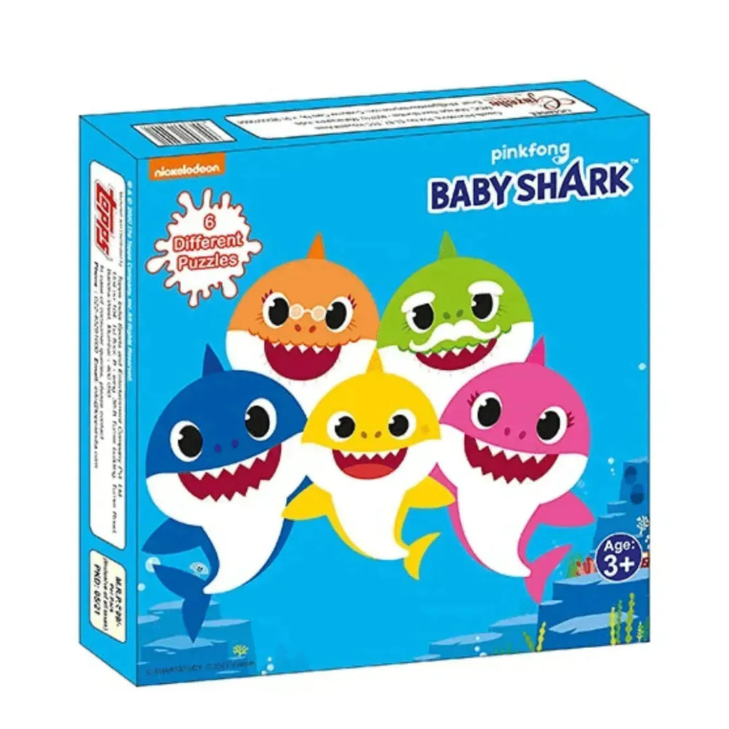 Topps Jigsaw Puzzle Baby Shark 6 in 1 - Naivri