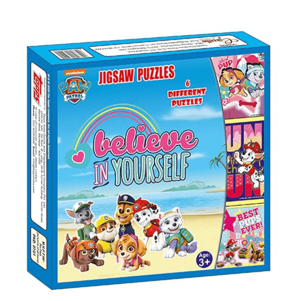 Topps Jigsaw Puzzle Paw Patrol 6 in 1 - Naivri