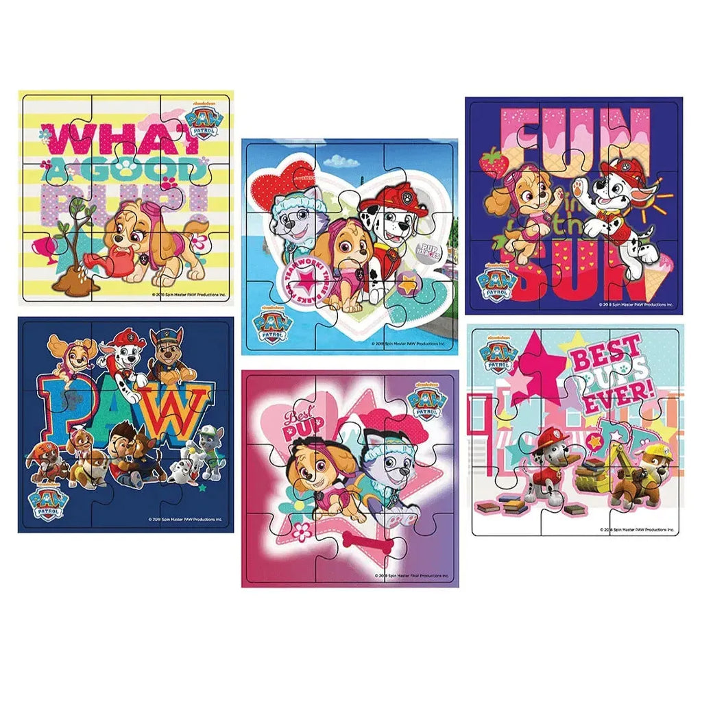 Topps Jigsaw Puzzle Paw Patrol 6 in 1 - Naivri