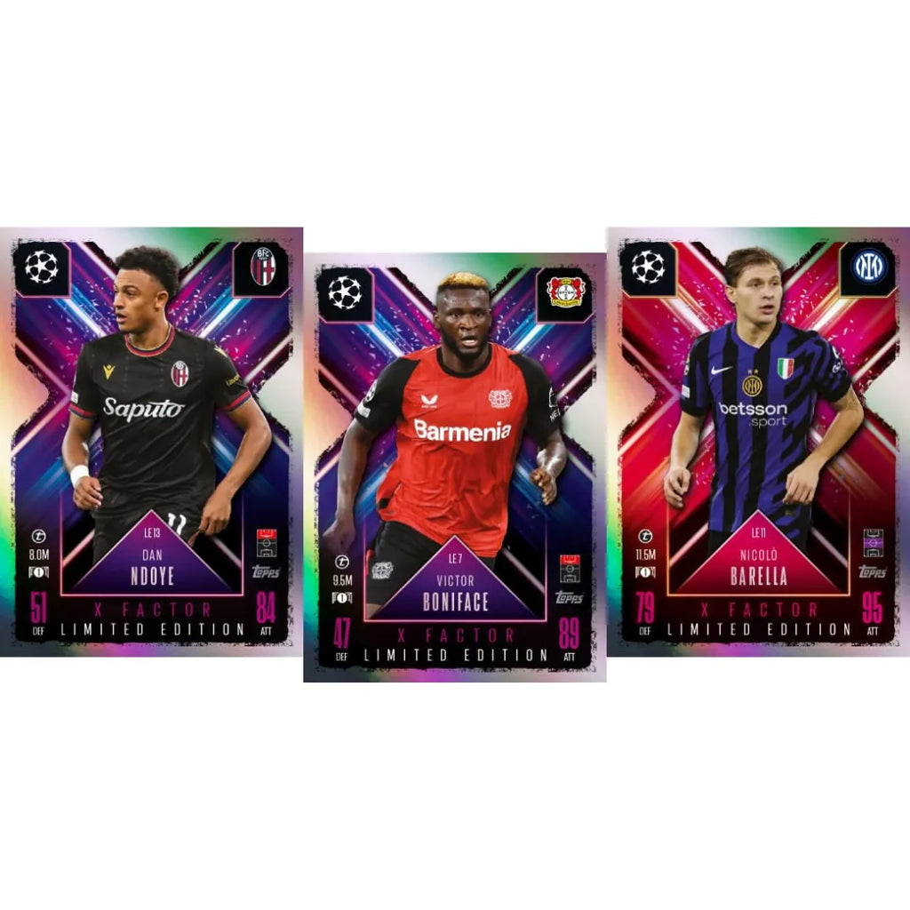 Topps Match Attax Extra 2025 Exclusive Pack – UCL & WUCL Trading Cards - Naivri