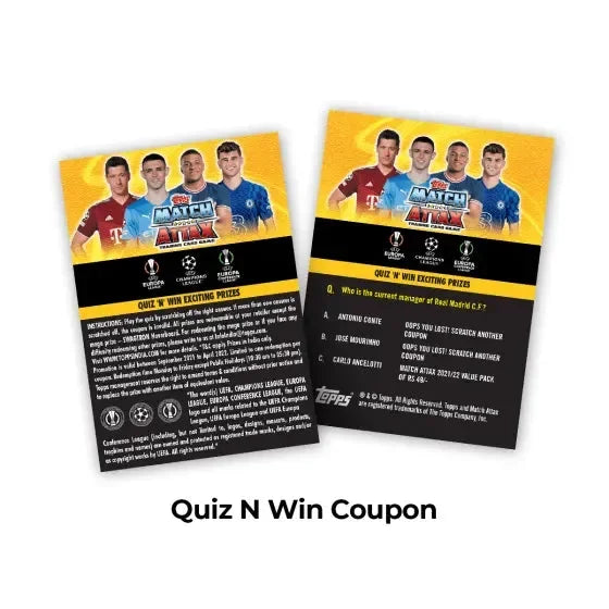 Topps Match Attax Season 2021/22 – 10 Cards Pack | Collect Football’s Biggest Stars! - Naivri