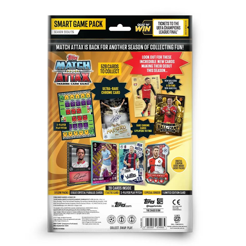 Topps Match Attax Season 2024-25 Smart Game Pack - Naivri