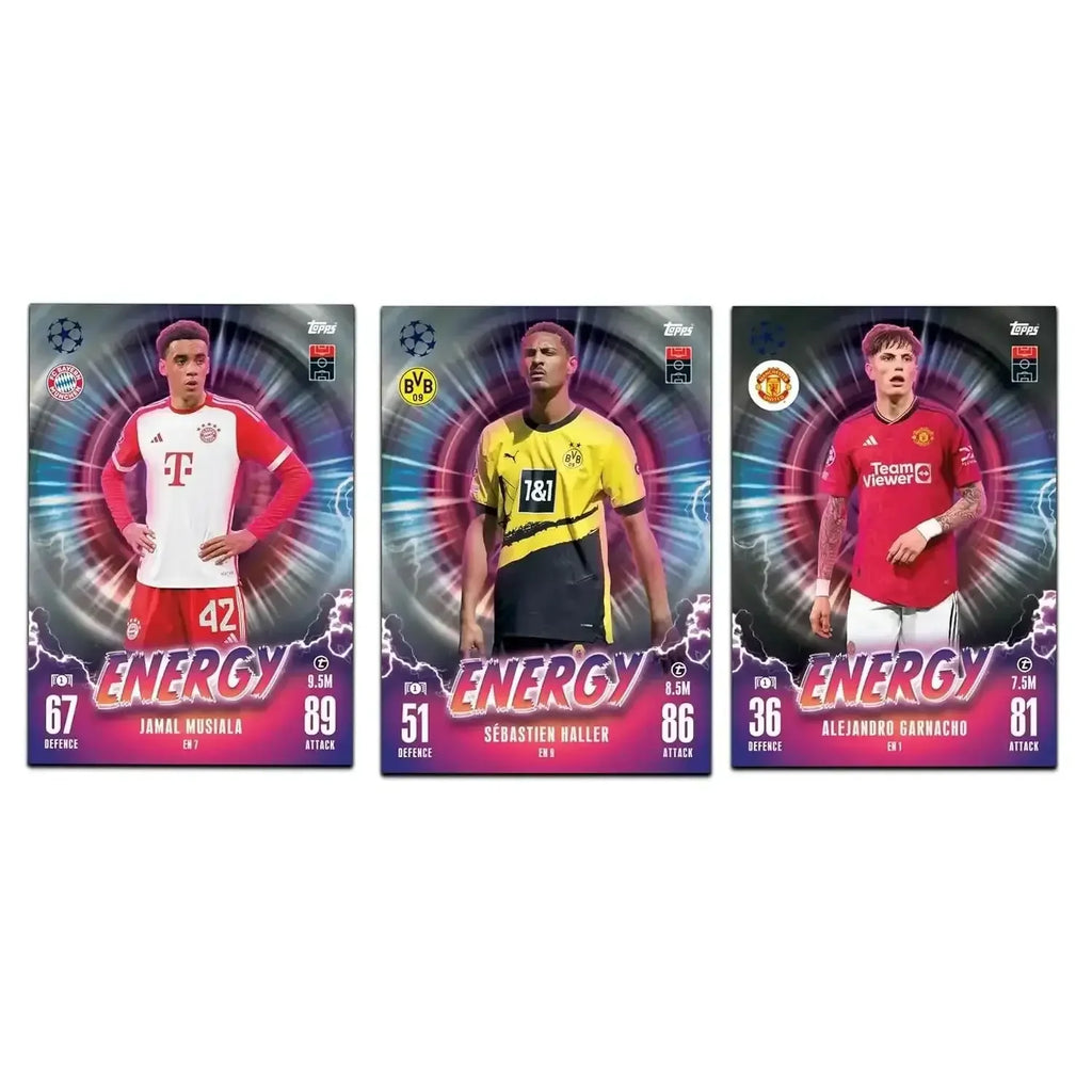Topps UEFA Champions League Match Attax 23/24 Flow Pack – Official Football Trading & Collectible Card Game for Kids and Teens (Multicolor, Pack of 5 Cards) - Naivri