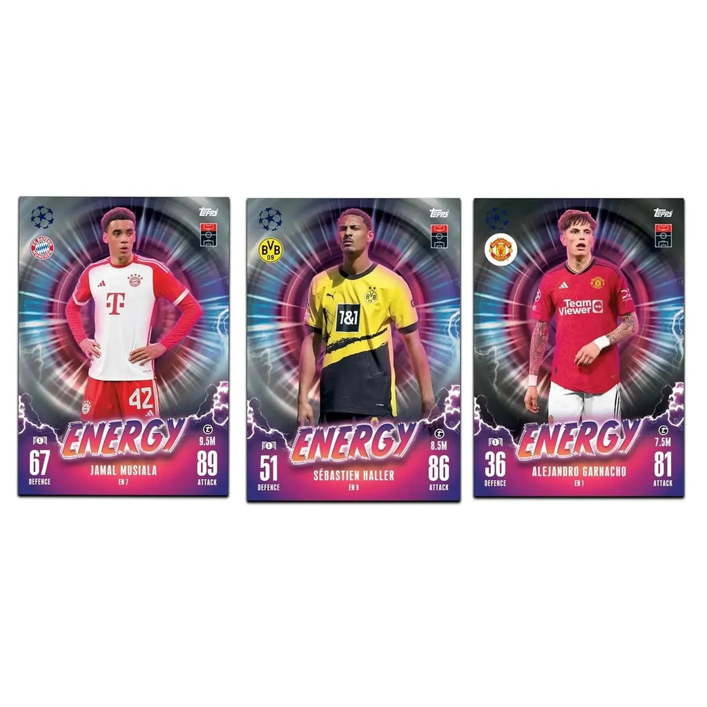 Topps UEFA Champions League Match Attax 23/24 Flow Pack – Official Football Trading & Collectible Card Game for Kids and Teens (Multicolor, Pack of 5 Cards) - Naivri