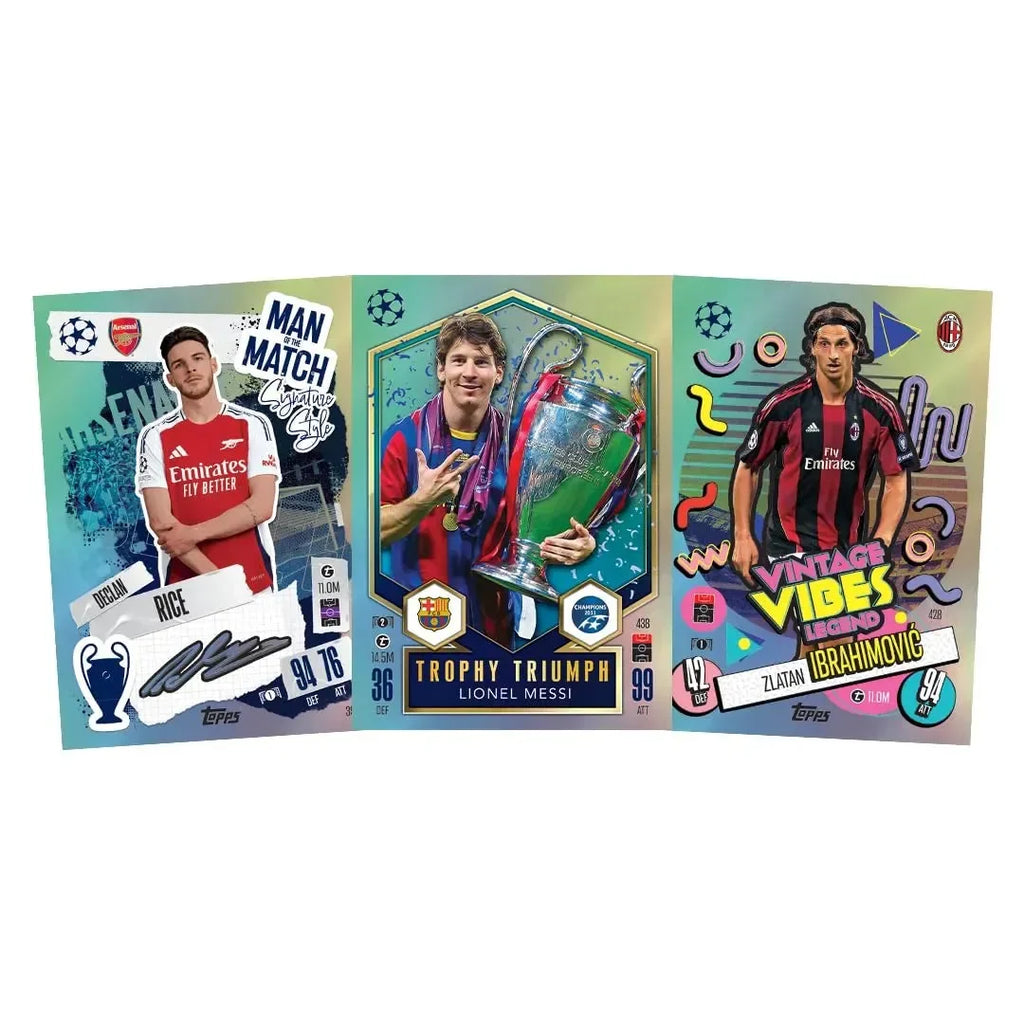 Topps UEFA Champions League Match Attax Season 2024-25 Multipack – 20 Cards, Limited Edition, Rare Inserts, & More - Naivri