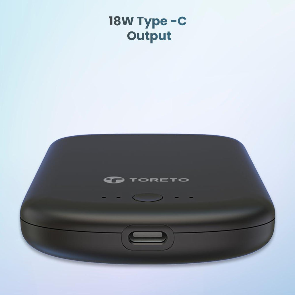 Toreto Eon Mag Tor-77 Magnetic Wireless Powerbank - Naivri
