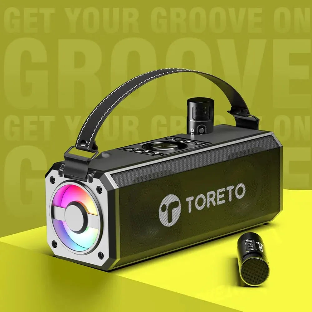 Toreto Groove Wireless Speaker Black - Naivri