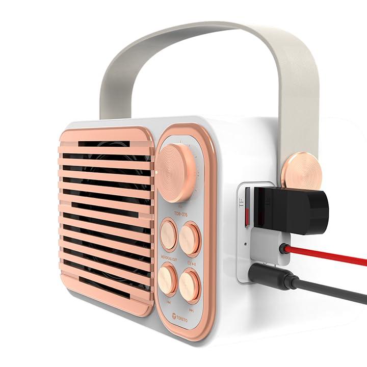 Toreto Tor-376 Retro Mini Wireless Speaker - Naivri