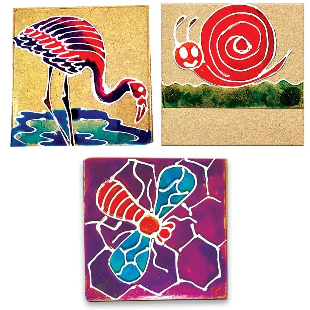 Toykraftt Acrylic Coaster Art Kit for Kids | DIY Paint Kit Ages 8–12 | Creative Gifts for Girls & Boys - Naivri
