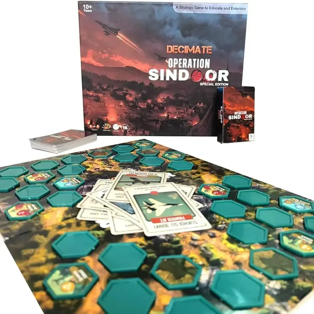 Toykraftt Decimate – Operation Sindoor Game | Strategic Board Game for Kids & Families - Naivri