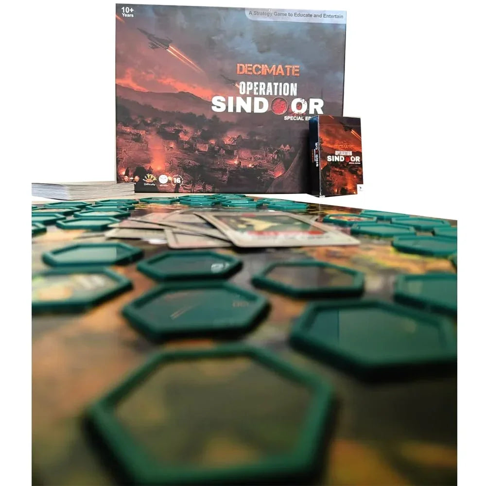 Toykraftt Decimate – Operation Sindoor Game | Strategic Board Game for Kids & Families - Naivri