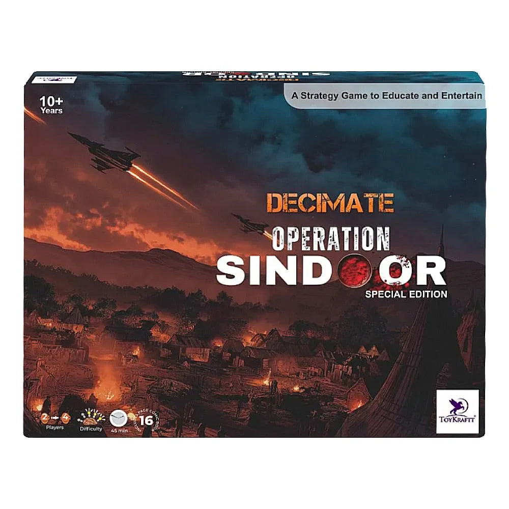 Toykraftt Decimate – Operation Sindoor Game | Strategic Board Game for Kids & Families - Naivri