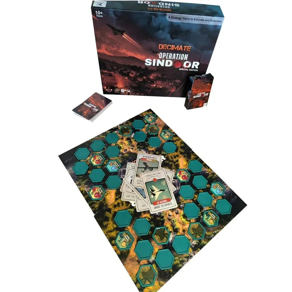 Toykraftt Decimate – Operation Sindoor Game | Strategic Board Game for Kids & Families - Naivri