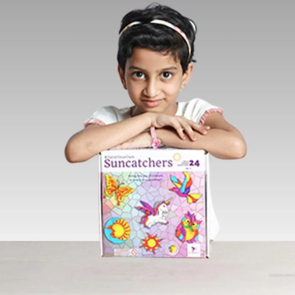 Toykraftt Suncatchers Window Art Kit for Kids - Naivri