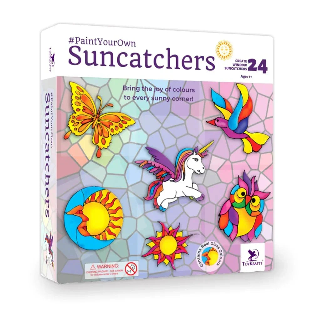 Toykraftt Suncatchers Window Art Kit for Kids - Naivri