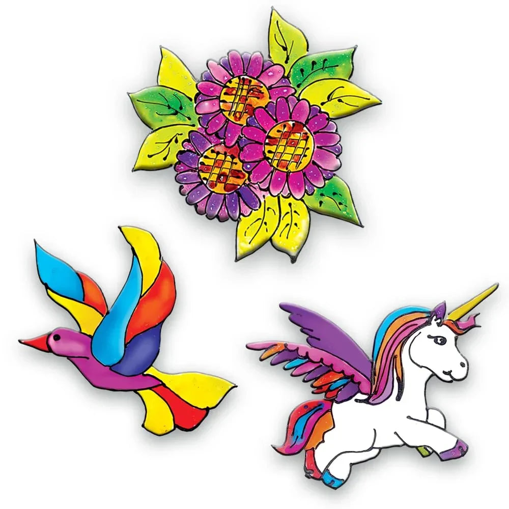 Toykraftt Suncatchers Window Art Kit for Kids - Naivri