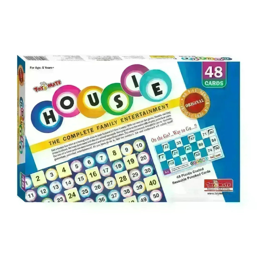 Toymate Housie Blue With 24 Cards - Naivri
