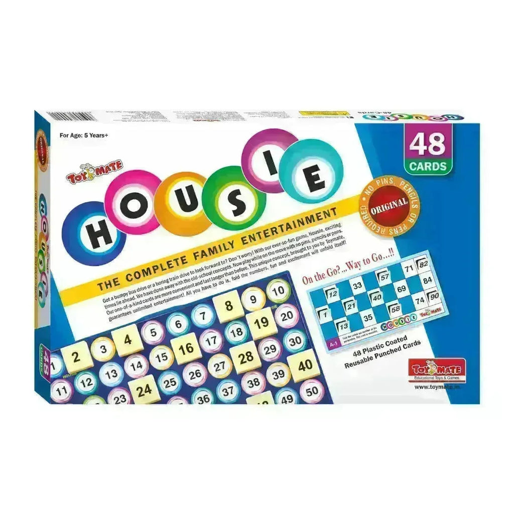 Toymate Housie Blue With 24 Cards - Naivri