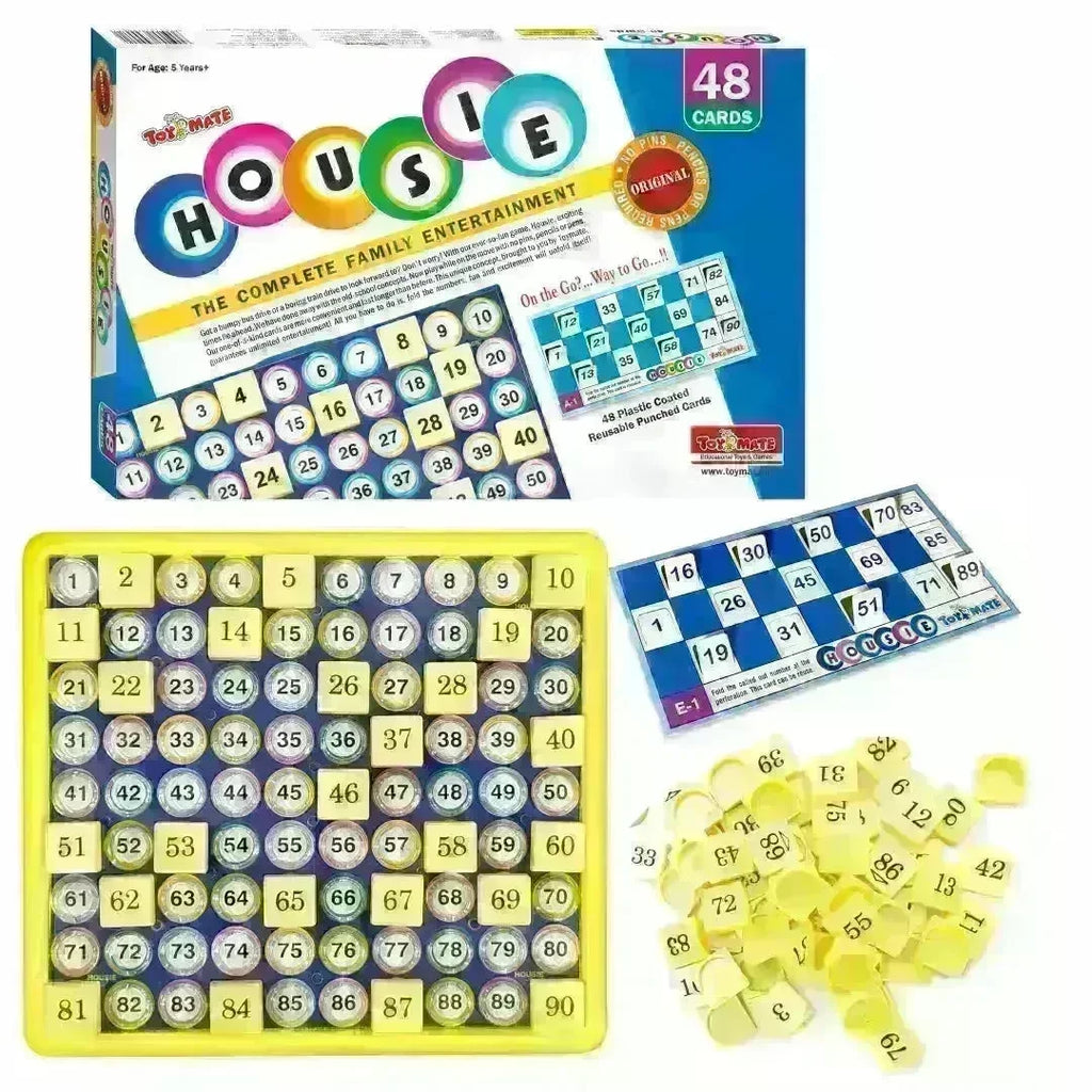 Toymate Housie Blue With 24 Cards - Naivri