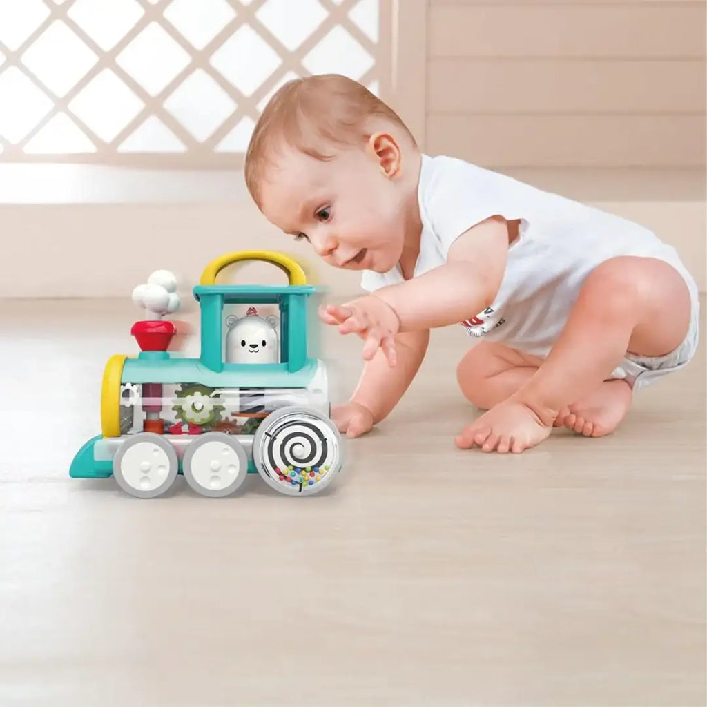 Hola Toddler Pull Along Train – Interactive STEAM Play for 6M+ - Naivri