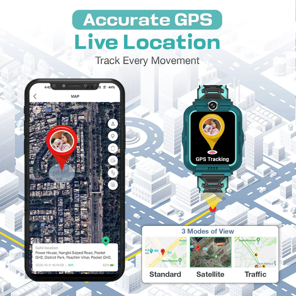 Turbo 4G GPS Smart Watch Phone - Naivri