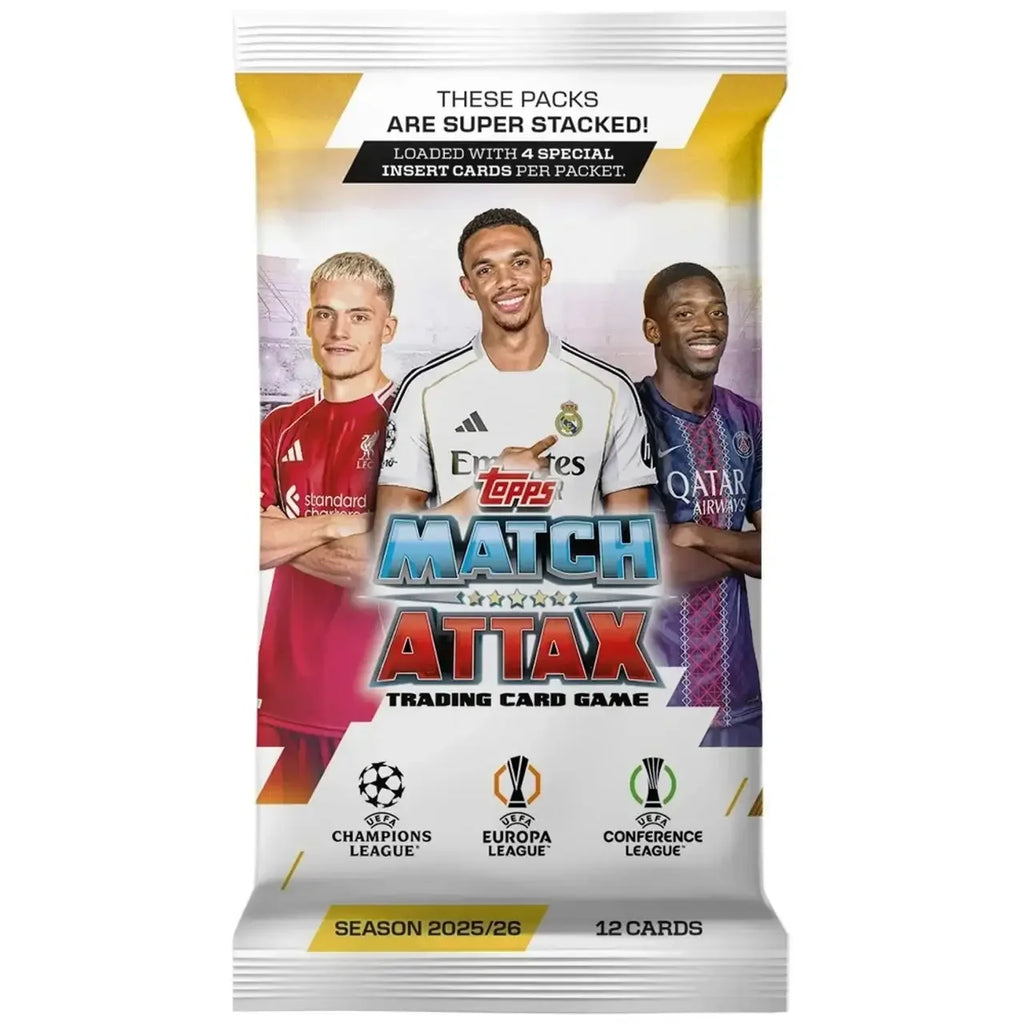 UCC Match Attax 25/26 Football Trading Card Collection – UEFA Champions League & Europa League Edition - Naivri