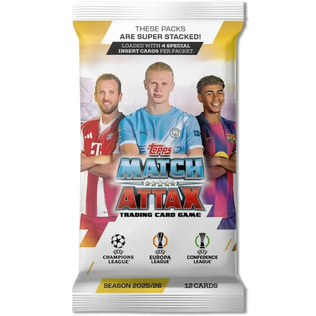 UCC Match Attax 25/26 Football Trading Card Collection – UEFA Champions League & Europa League Edition - Naivri