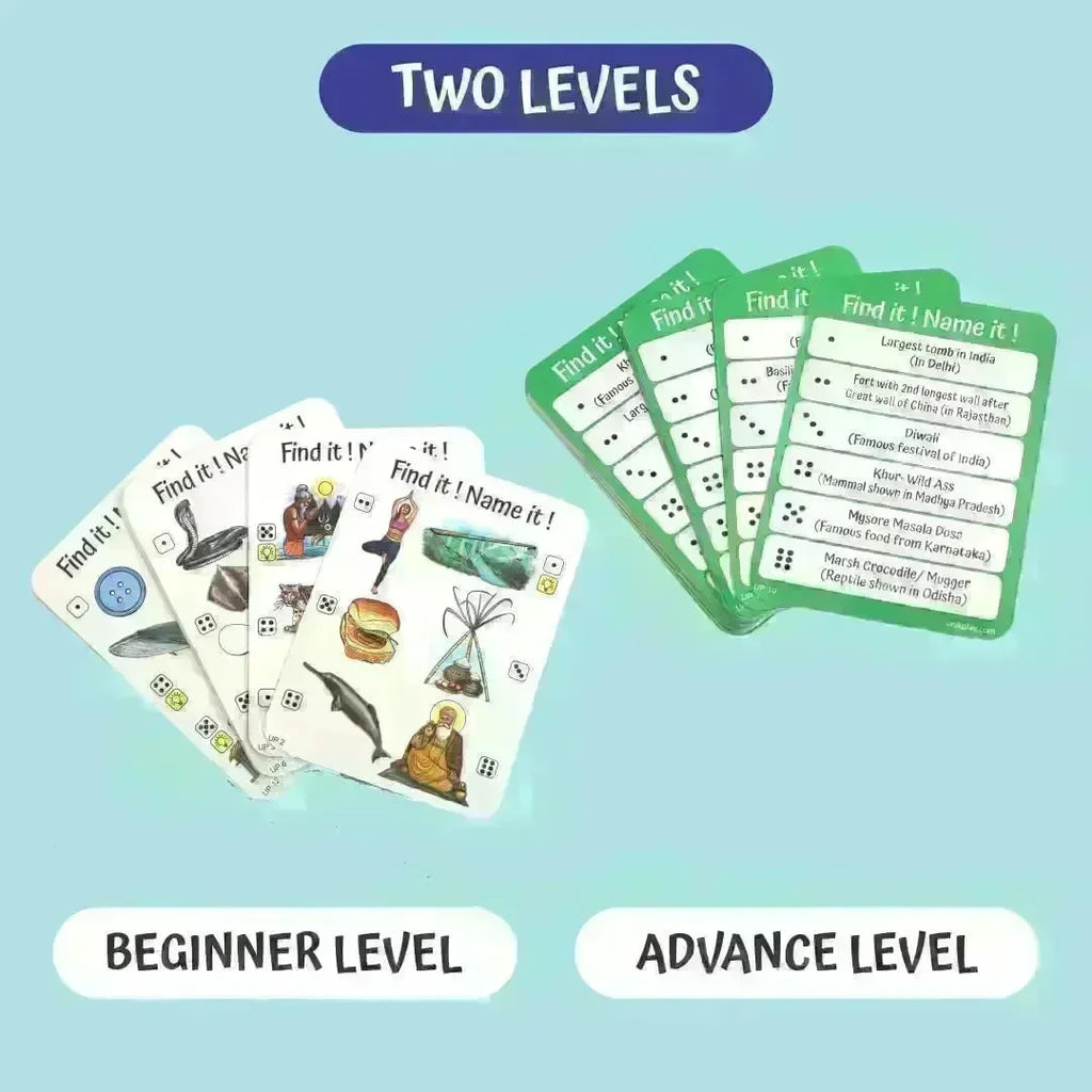 Unik Play Geografika India Map Game for Kids Age 6+ | Educational Board Game with 40 Cards & Jumbo Map | Learn Indian States, Cities & Fun Facts | Geography Learning Kit - Naivri