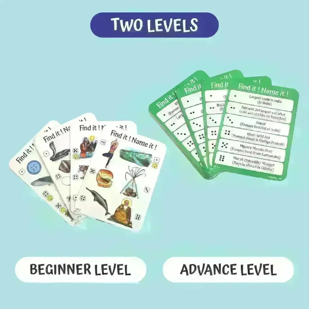 Unik Play Geografika India Map Game for Kids Age 6+ | Educational Board Game with 40 Cards & Jumbo Map | Learn Indian States, Cities & Fun Facts | Geography Learning Kit - Naivri