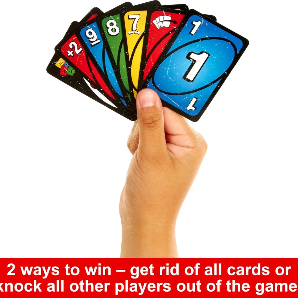 UNO Show ‘Em No Mercy Card Game by Mattel – Ultimate Party Edition | Intense Rules, Extra Cards & Wild Action - Naivri