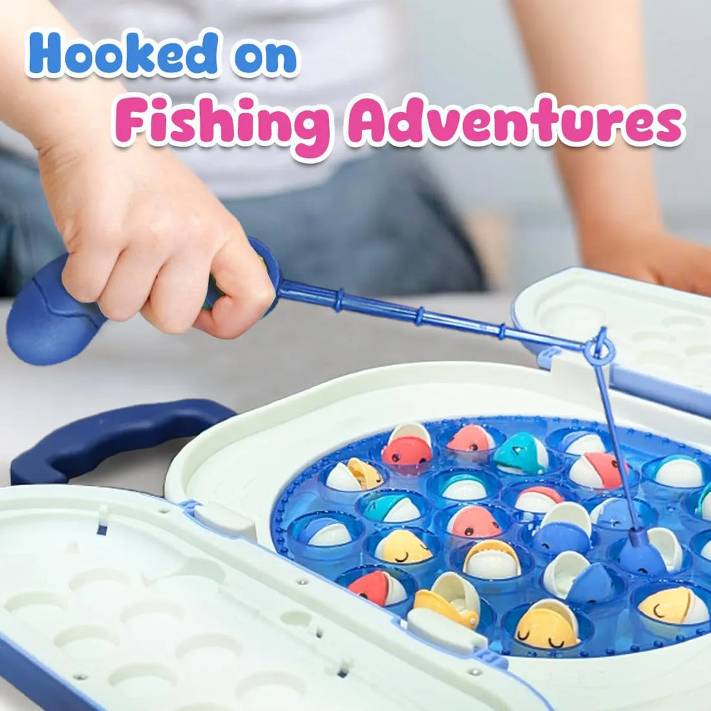 Veva Toys Funny Fishing Game Rechargeable Blue - Naivri