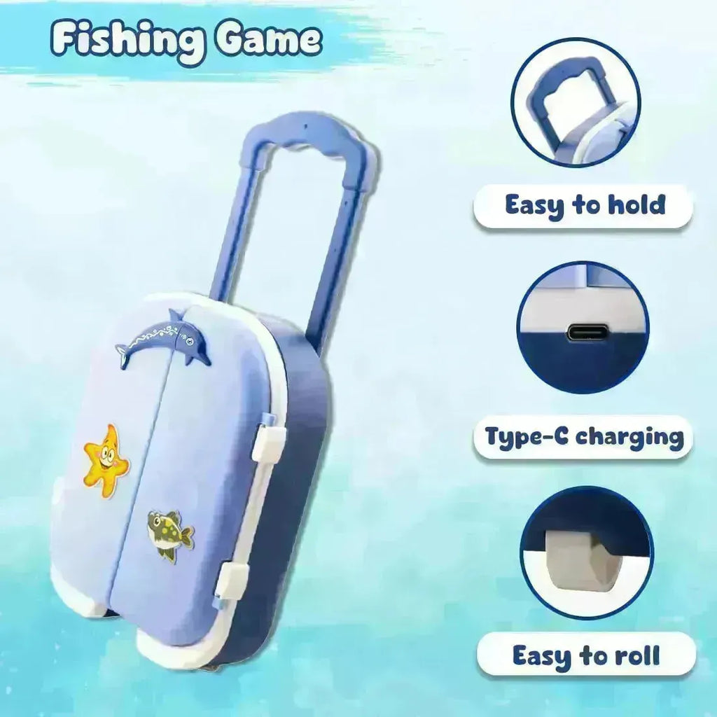 Veva Toys Funny Fishing Game Rechargeable Blue - Naivri