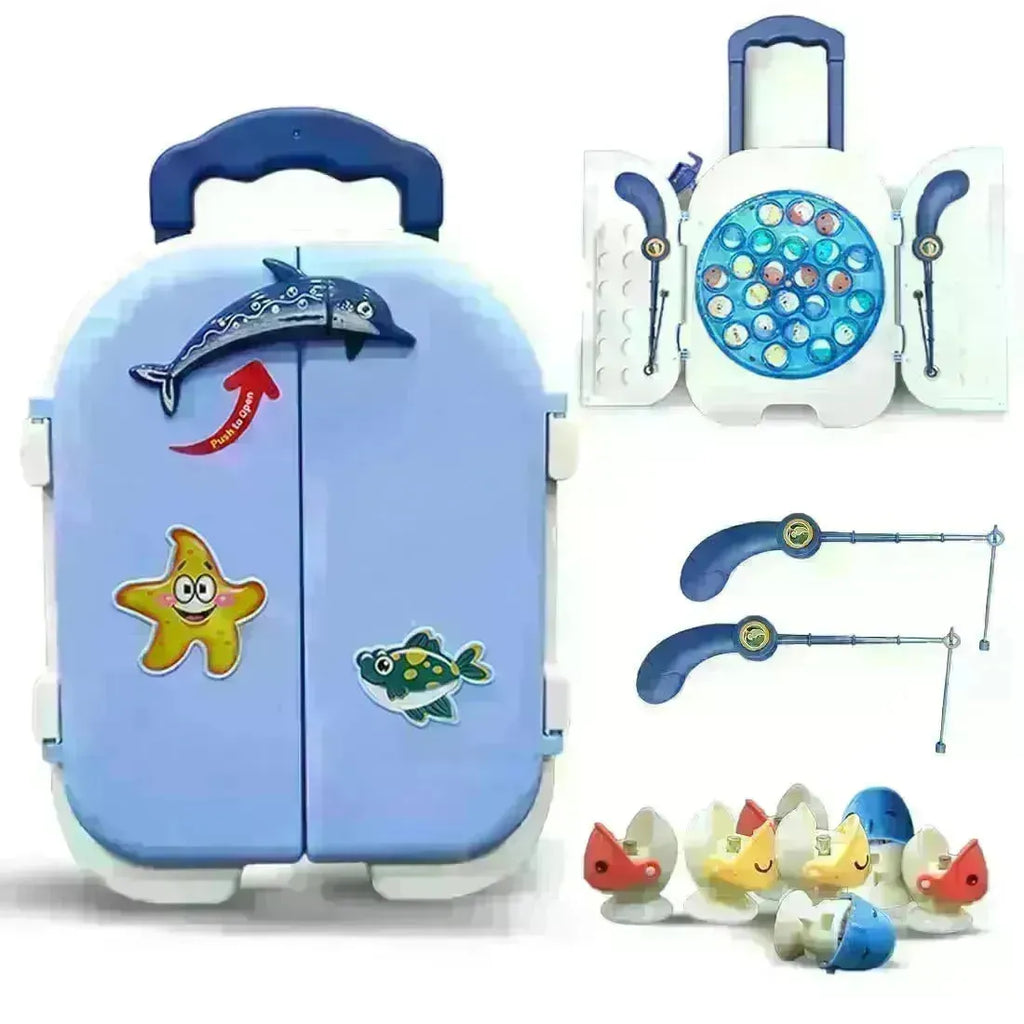 Veva Toys Funny Fishing Game Rechargeable Blue - Naivri