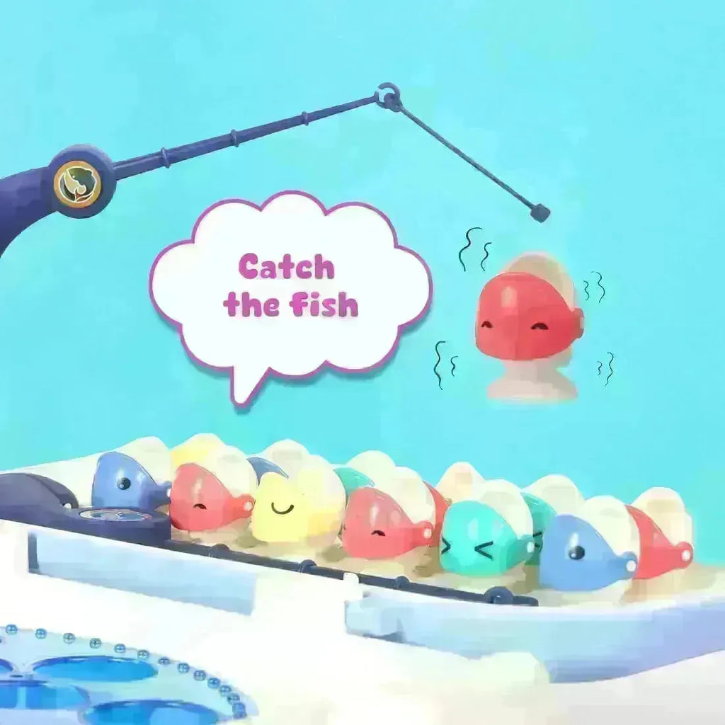Veva Toys Funny Fishing Game Rechargeable Blue - Naivri